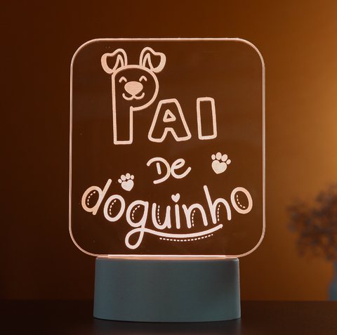 Luminária de Led - Pai de Doguinho - loja online