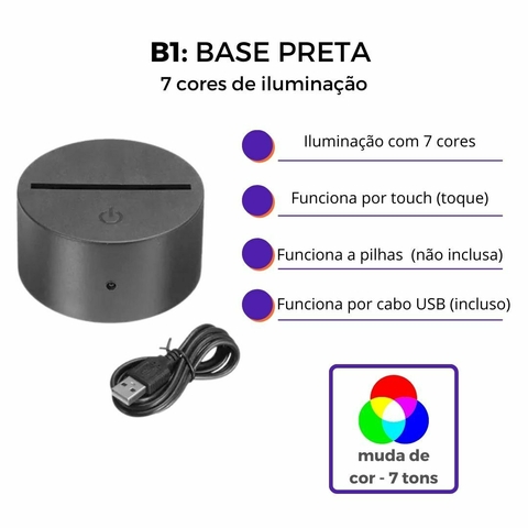 Luminária led 3D - SIGNO PEIXE - comprar online