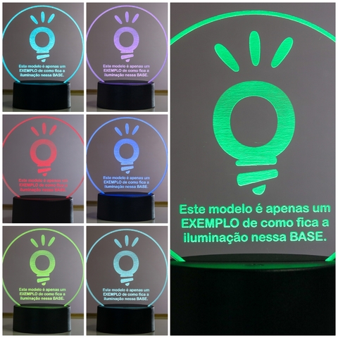 Luminária Led - Moto 3D na internet