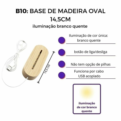 Luminária Led - Mão segurando microfone - PopLumos