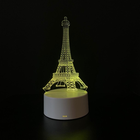 Luminária De Mesa Led 3D | Torre Eiffel na internet