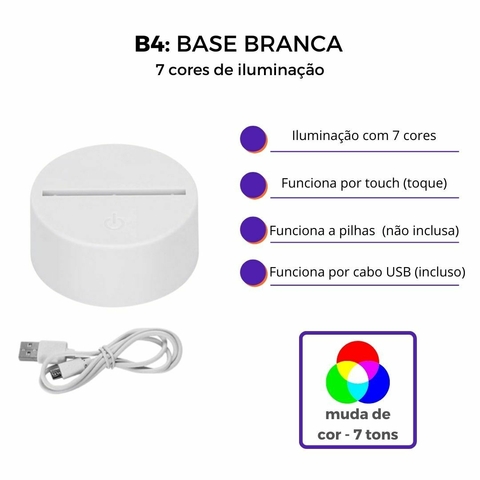 Luminária De Mesa Led 3D | Fone de Ouvido - Headset - comprar online