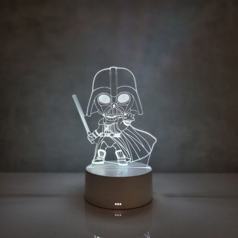 Luminária De Mesa Led 3D | Mini Darth Vader - Star Wars na internet