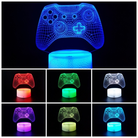 Luminária De Mesa Led 3D | Controle Xbox