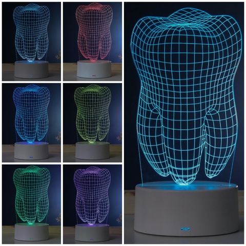 Luminária Led Dente - Dentista - loja online