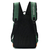 Mochila Wanderlust de Cordura con detalles y cierre en el frente Verde - tienda online