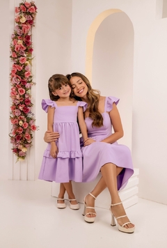 Vestido Luma Lilás - Infantil - Mania de Mariah