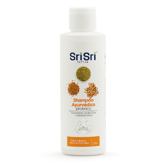 Shampoo ayurvédico con proteínas
