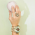 Bracelete com Pedra Natural Mandarina Ouro Velho | Camila Klein - comprar online