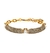 Pulseira Strass Singular Ouro Vintage | Hector Albertazzi