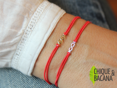 Pulseira red bracelet Infinito