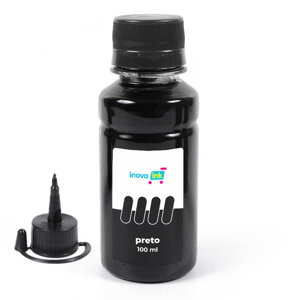 Tinta Para Epson EcoTank L6161 100ml Black Inova Ink