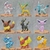 Action Figure Evoluções do Eevee Pack | Pokémon Tomy (Vaporeon, Jolteon, Flareon, Espeon, Umbreon, Leafeon, Glaceon e Sylveon) na internet