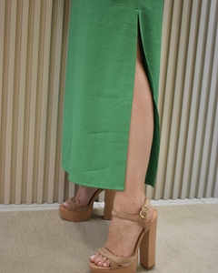 Vestido Longo Verde Esperança - comprar online