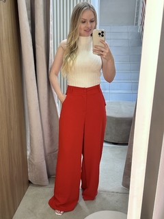 Calça Pantalona Isis Vermelha - comprar online