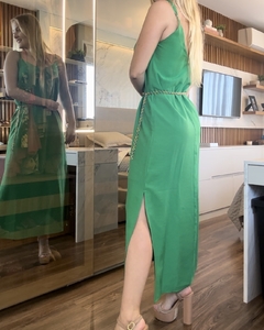 Vestido Longo Verde Esperança - Lavize
