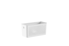 Cesto Flow Branco 27x12x13 cm