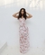 Vestido Longo Floral com Detalhes de Babado - loja online