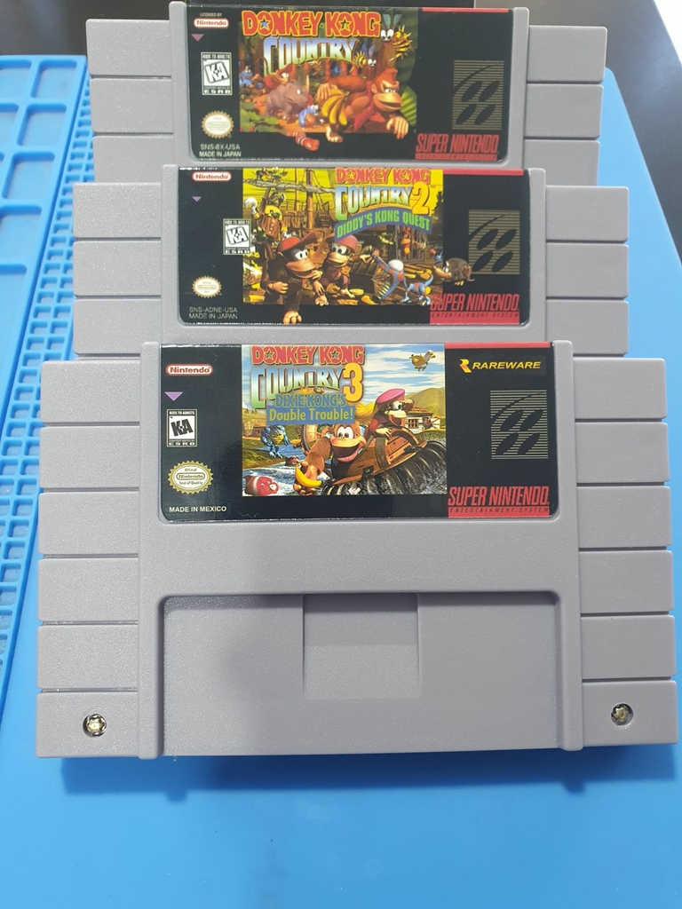 Donkey kong deals country snes cartridge