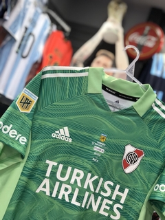 Camiseta River Plate Arquero 2021 Torneo Liga Argentina Numero Nombre Parche Match Day