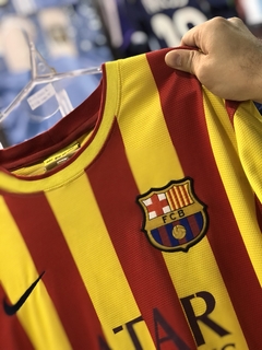 Camiseta FC Barcelona Suplente 2013-14 + Nombre + Número + Parche - tienda online