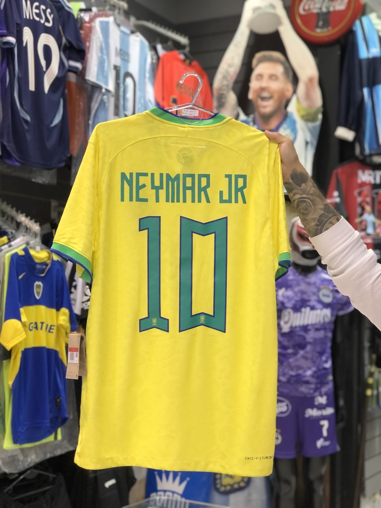 Camiseta Brasil Titular 2022-23 + Nombre + Número