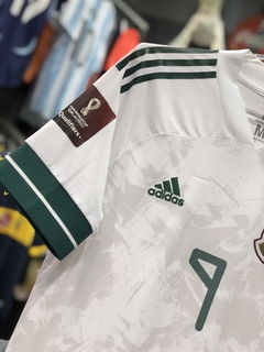 Camiseta Seleccion de Mexico Visitante 2020 21 Numero Nombre Parche