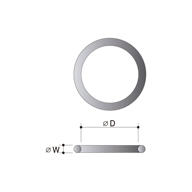Anel O-Ring 50 x 5mm para Soquetes de Impacto 3/4 Pol