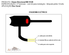 CHAVE DE SETA UNIVERSAL TOYOTA BANDEIRANTES JEEP RURAL COM LUZ INDICATIVA 3 FIOS - comprar online