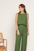 Top Crepe Patou Verde - comprar online