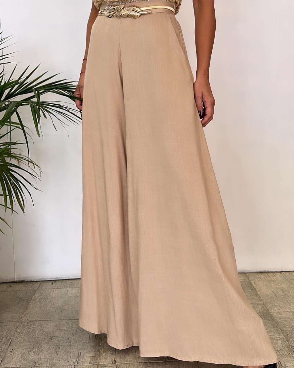 Pantalon pollera largo sale