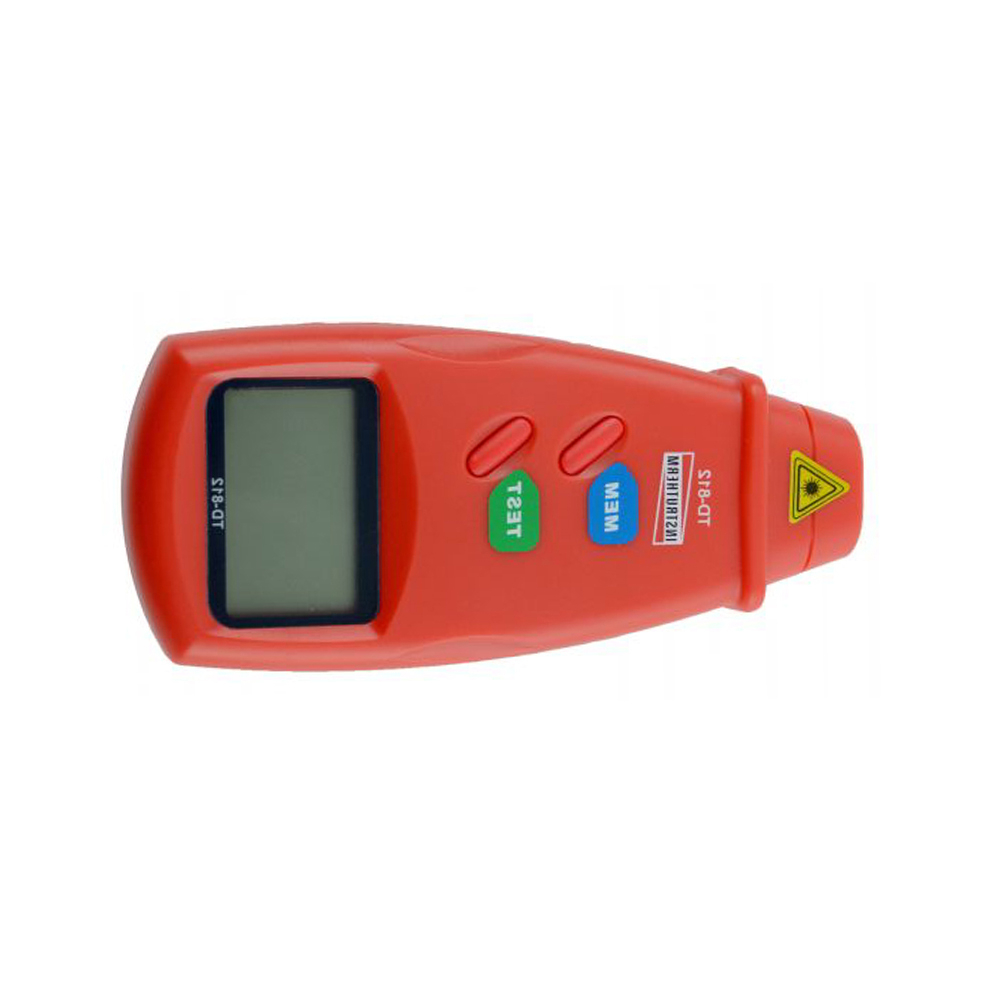 Kit Tacômetro Digital Óptico Mira Laser Faixa 2,5 A 99999 Rpm Velocidade  Td-812 Portátil Fita Refletiva Fr-700 30Cm