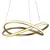 Pendente Nodo Bella 15cm – Dourado - HM020G - comprar online