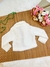 Casaco Infantil Off White Lã Teddy Forrado - comprar online