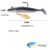 Isca de Pesca Silicone Wobblers Metal Spinner - loja online