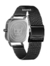 Relógio Feminino Quadrado Minimalista Bays Black Rosa Pulseira Preta Metal Bewatch 40mm Aço Inoxidável - Compre Relógios Originais Minimalistas | Bewatch
