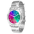 Relógio Transparente Clássico Clear Colorful Bewatch