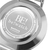 Relógio Feminino Prata Silver Legacy Pulseira de Couro Branco Full White 40mm Minimalista - loja online