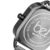 Relógio Masculino Quadrado Minimalista Esmeralda Pulseira Prata Silver 40mm + Pulseira Nylon Nato 22mm Aço Inoxidável banhado a titânio