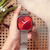 Relógio Feminino Quadrado Minimalista Bays Red Silver Pulseira de Prata 40mm Aço Inoxidável na internet