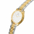 Relógio Feminino Mini Shine Bicolor Gold 24mm Aço Inoxidável na internet