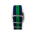 Relógio Feminino Quadrado Square Denver Silver Pulseira de Nylon Nato Otan Verde 40mm Aço Inoxidável banhado a titânio - Compre Relógios Originais Minimalistas | Bewatch