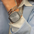 Relógio Feminino Quadrado Minimalista Bays Unitone Kit Pulseira Prata Silver 40mm + Pulseira Nylon Nato Listras 22mm - comprar online