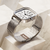 Relógio Quadrado Minimalista Beluxury Silver Match Bewatch - comprar online