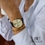 Relógio Bewatch Feminino Preto Petite Full Gold 32mm Aço Inoxidável banhado a titânio - comprar online