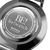 Relógio Minimalista Chrono Silver Pulseira de Couro Preto 40mm na internet