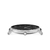Relógio Feminino Prata Mond Black Pulseira de Nylon Vermelho Nato Otan 40mm Minimalista