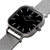 Relógio Masculino Quadrado Minimalista Square Ford Silver Pulseira Aço Prata 40mm Aço Inoxidável banhado a titânio na internet