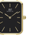Relógio Feminino Quadrado Square Union Gold Full Black Aço inoxidável - loja online