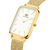 Relogio Feminino Quadrado Square Union Gold + Relógio Grátis - Compre Relógios Originais Minimalistas | Bewatch